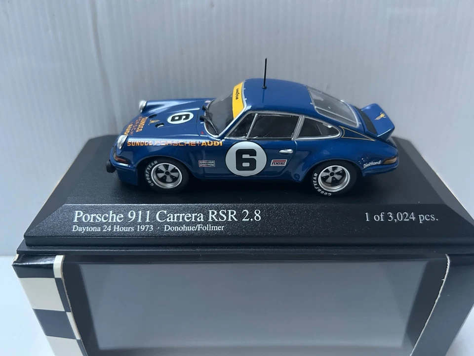 MINICHAMPS 430 736906 Porsche 911 RSR 2.8 #6 24h Daytona 1973 Donohue 1/43 - Photo 2/4