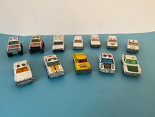 12 Matchbox Konvolut Polizei Fahrzeuge aus den Jahren 1971 - 1983