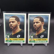 2025 Topps Heritage High Number #594 Tommy Pham Pittsburgh Pirates (2) Cards