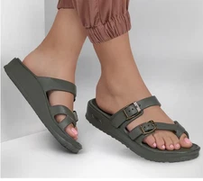 Women's Sketchers Arch Fit Cali Breeze 2.0 - Poppy Olive Green Size 9