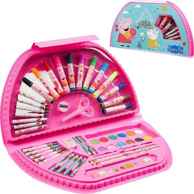 Peppa Pig Malset Kinder Kunstset Stifte Stifte Farben Geschenkbox 50 Teile