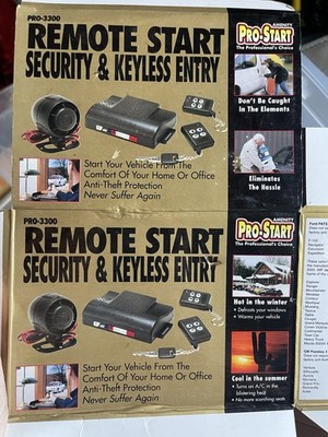 Remote start security & keyless entry 1999-2001 some models 1994 and up