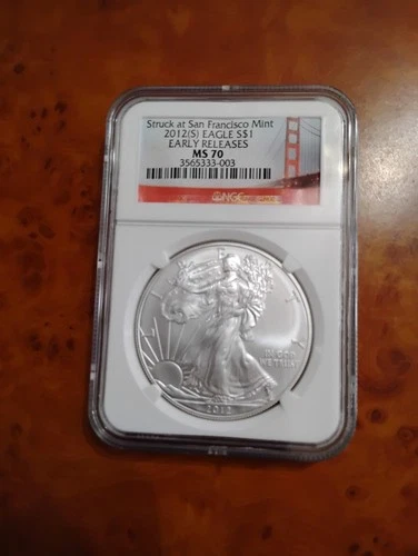 2012 S silver eagle ngc ms70