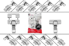 Soft Close Hinges Overlay 35 mm Kitchen Furniture Cabinet Doors Sets of 10-100