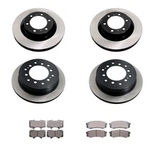 Advics Front Rear Disc Brake Rotors & Brake Pads Kit for 4Runner GX460 2010-2023