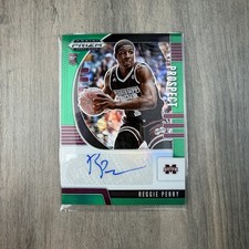 2020-21 Panini Prizm Draft Picks Prospect Green Reggie Perry Rookie Auto RC