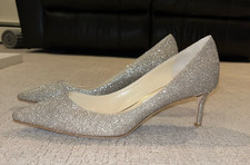 Jimmy Choo Romy 60 Pointy Toe Pumps Platinum Ice 40/10 - BRAND NEW, NEVER WORN