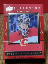 23-24 UD Series 2 Hockey Rookie Superstar Honor Roll HR56 Dustin Wolf