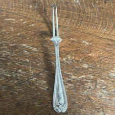Tiffany Sterling Colonial Relish Fork (5” 3/4) Monogram “A”