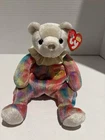 VTG 2001 Ty Beanie Baby - JUNE the Birthday Bear 7.5" Plush Stuffed Animal Toy