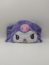 Japan Gashapon Sanrio Kuromi Stuffed Toy Pochette 2 - Dropping Ears 5.5" x 7"