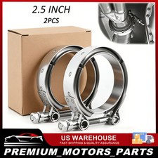 2.5 V Band Clamp Exhaust V Band Clamp Male Female Flanges 304 Stainless Steel 2.5 V Band Clamp Exhaust V Band Clamp Male Female Flanges 304 Stainless Steel