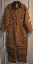 NWT Carhartt Quilt-Lined Insulated Duck Coveralls Reg 44