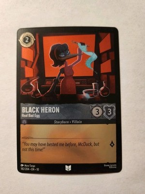 Black Heron - Real Bad Egg Whispers in the Well #182 NM Coldfoil