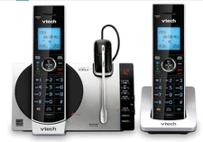 VTech DS6771-3 2 Handset Connect to Cell Answering System with Cordless Headset
