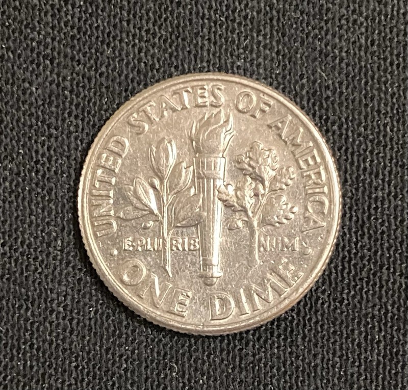 Error 1991 P Dime Worn Out Die Dropped Letters Struck Lost Letters Broken 