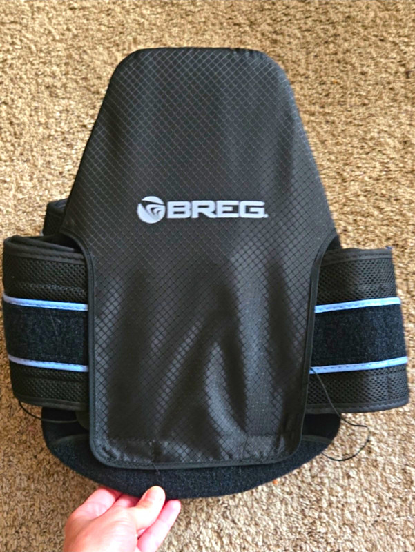 Breg Epic LP LSO 637/650 Adjustable Back Brace Stabilization Support Black