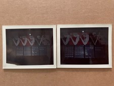 Vintage COLOR POLAROID Photos 2pcs Say No to Drugs Posters Needle Skeleton