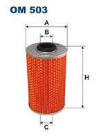 Filtron Hydraulikfilter Lenkung OM 503 Filtereinsatz RüCklauffilter FüR Zetor