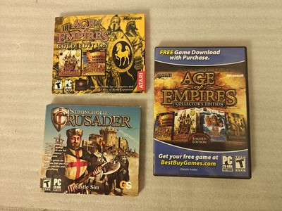Age of Empires Collector's Edition, Gold Edition, Stronghold Crusaders Bundle