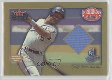 2002 Fleer Fall Classic October Legends Materials George Brett HOF 7xr