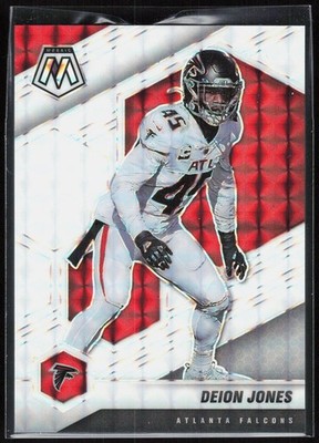 Deion Jones Panini Mosaic - Prizm White 2021 Prizm White 17 /25 Atlanta Falcons