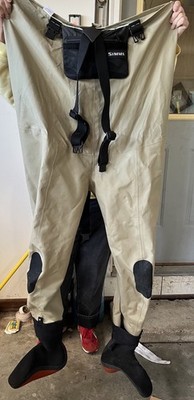 Simms Men's Stockingfoot Waders, XL, Gentle wear 