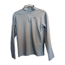 Patagonia Capilene 3 1/4 Zip Pullover Kids XL 14 Gray Midweight Base Layer Gorp