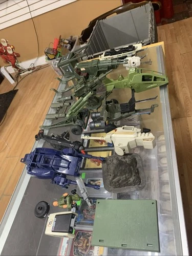 G.I. JOE 1980's Lot Of Parts And Pieces Vehicles