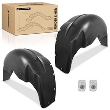 Pair Rear Inner Fender Liners with Clips for Tahoe Yukon Escalade 2007-2014 New