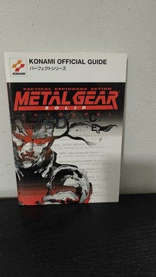 Metal Gear Solid Integral KONAMI OFFICIAL GUIDE Book Playstation 1 PS1 VG!