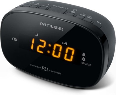 Muse M-150-CR Radiowecker UKW PLL-Radio 20 Speicherplätzen Zwei Alarme Schlummer