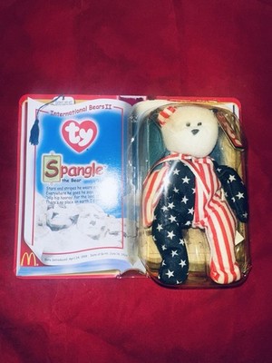 Ty Beanie Babies Spangle the Bear McDonald s Teenie Beanie 2000 in Package