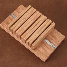 &Ouml;lregal f&uuml;r Lederkantenf&auml;rbemittel, tragbares Lederhandwerkswerkzeug f&uuml;r