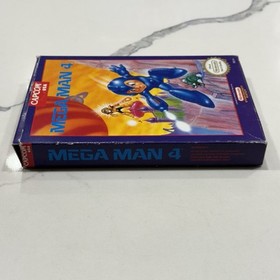 Mega Man 4 (Nintendo NES, 1992 Capcom) Authentic Complete CIB Manual TESTED
