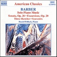 Audio Cd - Samuel Barber - Solo Piano Works - Naxos -D- Neu