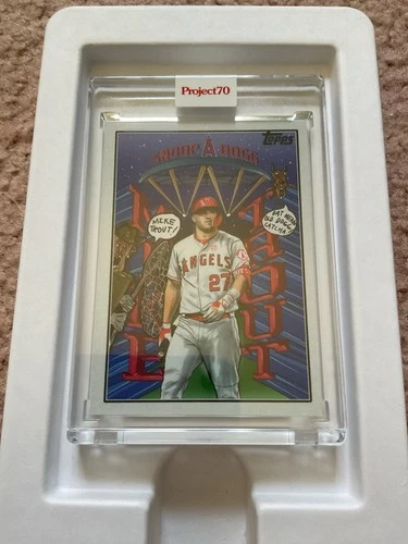 2021 Topps Project 70 Mike Trout #489 by Snoop Dogg PR /3451 Los Angeles Angels