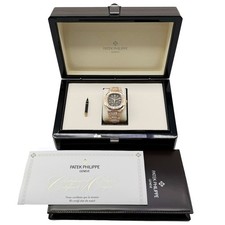 Patek Philippe Nautilus 5980/1400R-011 18K Rose Gold Diamonds Automatic Watch 2