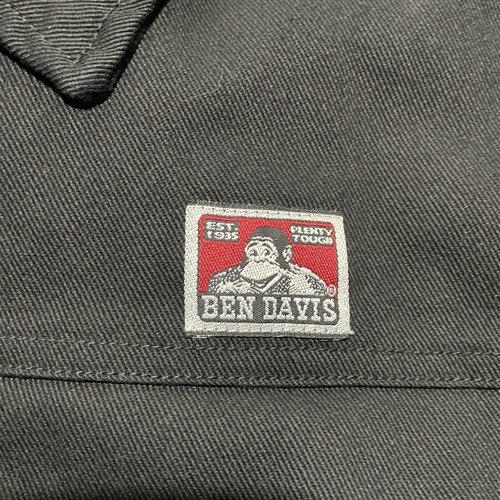 Ben Davis Jacket Mens 3XL Black Full Zip Quilted Workwear Mechanic Cholo Bomber - Picture 2 of 9