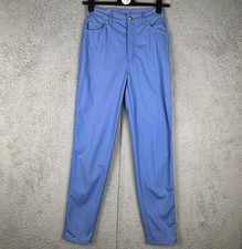 Vintage 90s Escada Margaretha Ley High Waist Pants Blue NWT Size 8 Made in Italy