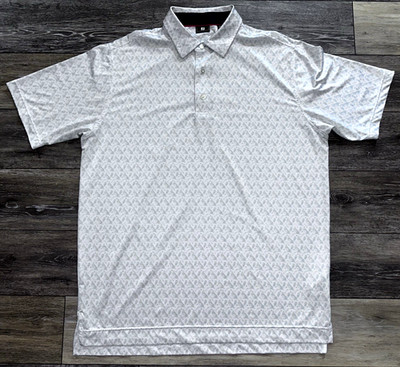 NEW! FootJoy 1776 USA *EAGLE PRINT* Golf Polo Shirt Men s Size Large