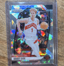 2024-25 Panini Prizm Cracked Ice Gradey Dick #205 Toronto Raptors