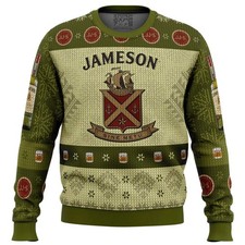Irish Whiskey Crest Christmas Ugly Christmas Sweater