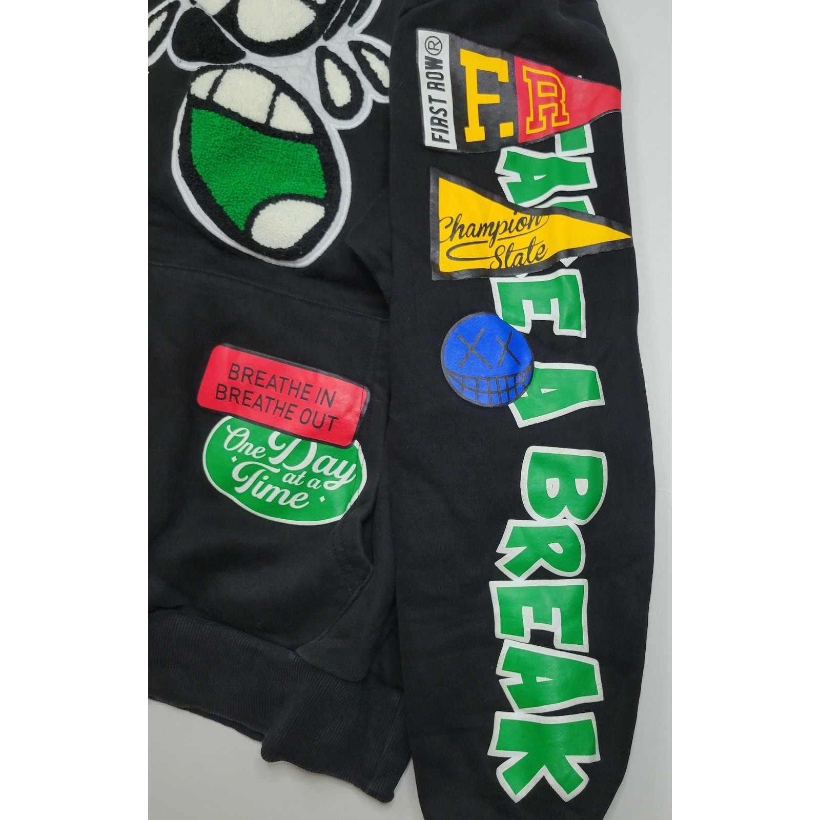 FIRST ROW Spring Break All Over Multi-patch Hoodi… - image 5