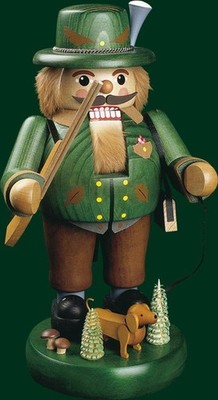 Nussknacker Nußknacker Nutcracker Förster + Dackel Erzgebirge Weihnachten 12724