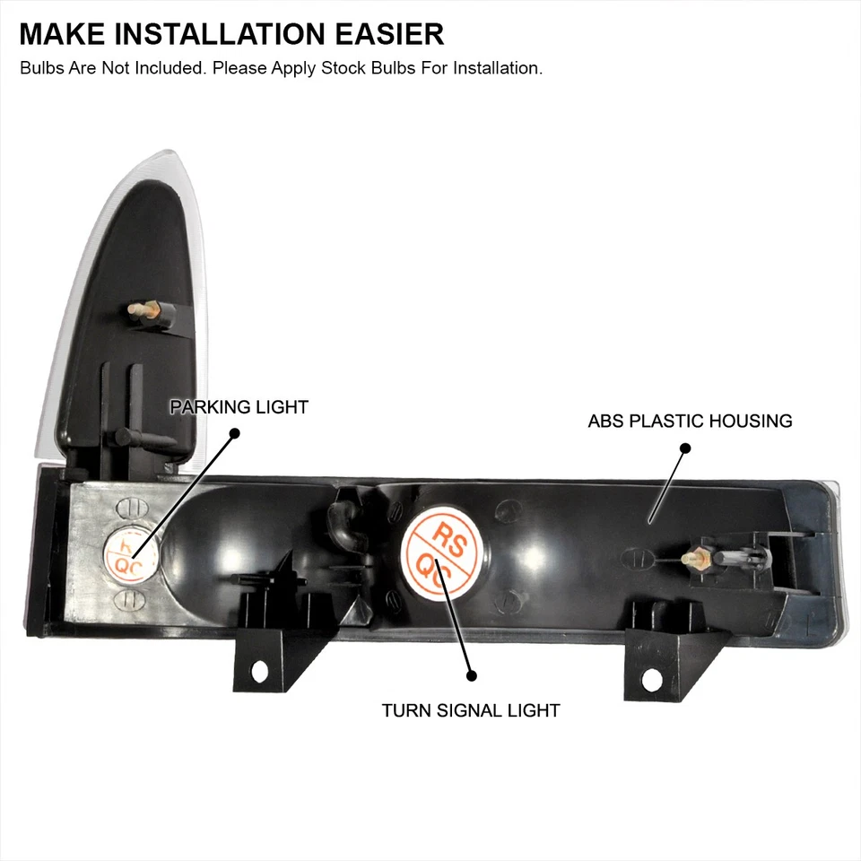 Fits 1999-2004 Ford F250 F350 F450 2000-2004 Excursion Clear Corner Lights Lamps Foto 4 de 4