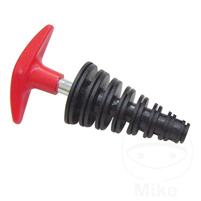 JMP Auspuffstopfen schwarz 10 35 mm 1 Stück für Azel Samar 50 2008-2009