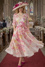 PHASE EIGHT Size 20 DRESS & Hatinator Suit Mother of the Bride Wedding Outfit