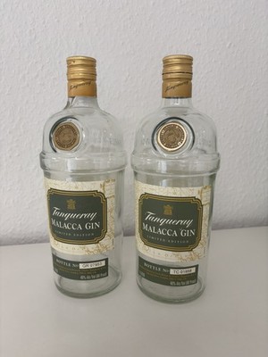 Tanqueray Malacca Gin Limited Edition 2012, 1L,  2 X Leere Flaschen