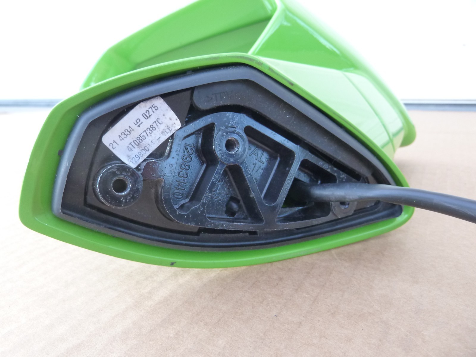 Lamborghini Huracan Complete Left Drivers Door Side View Mirror OEM Verde Mantis